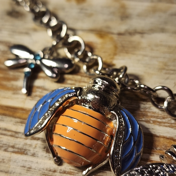 Unique Insect / Bug Charm Statment Necklace - Picture 5 of 9